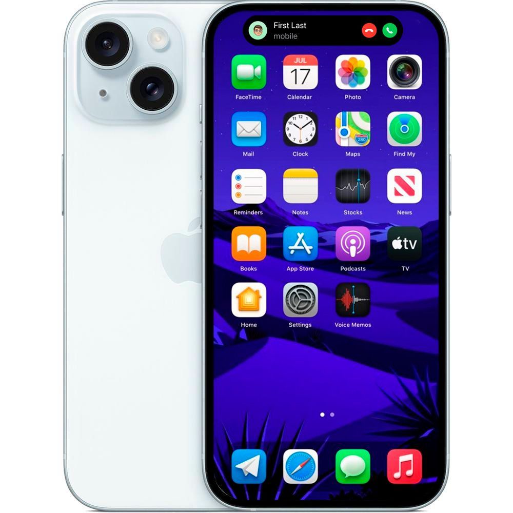 Смартфон Apple iPhone 15 128 ГБ голубой купить в Ростове по цене от 47 890 ₽